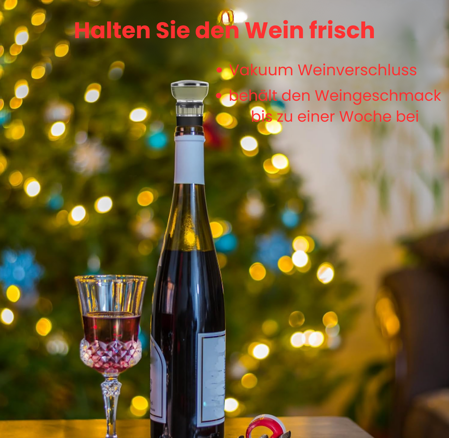 Elektrischer Weinöffner aus Edelstahl