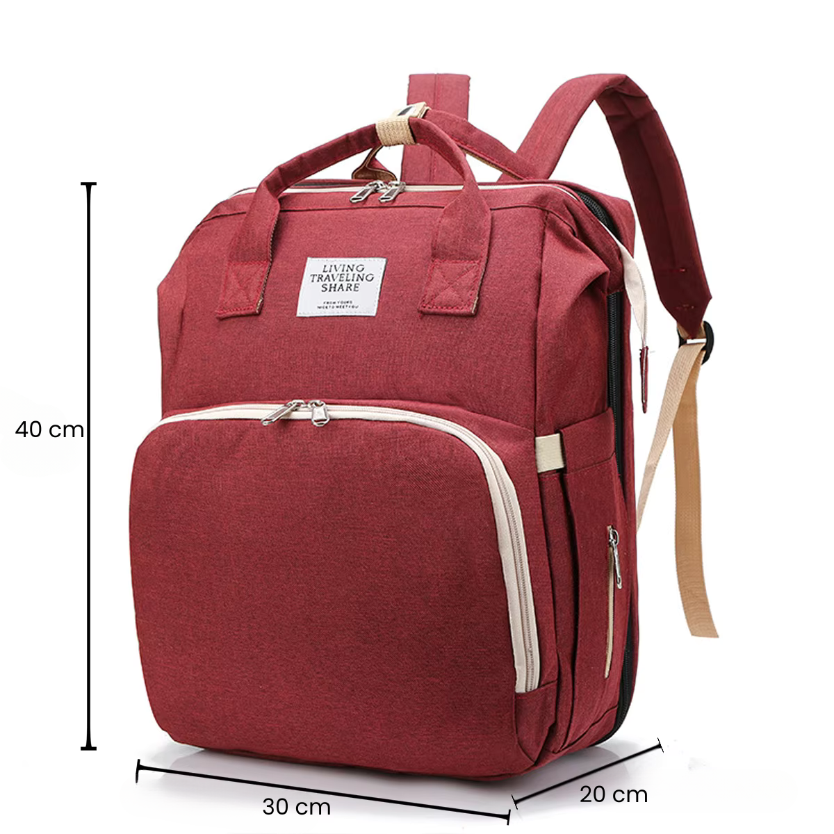 Faltbarer Bett/-und Wickel Rucksack