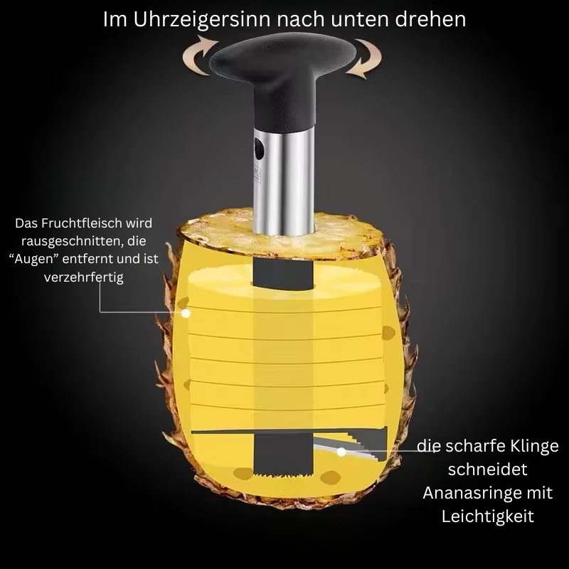 Ananasschäler aus Edelstahl