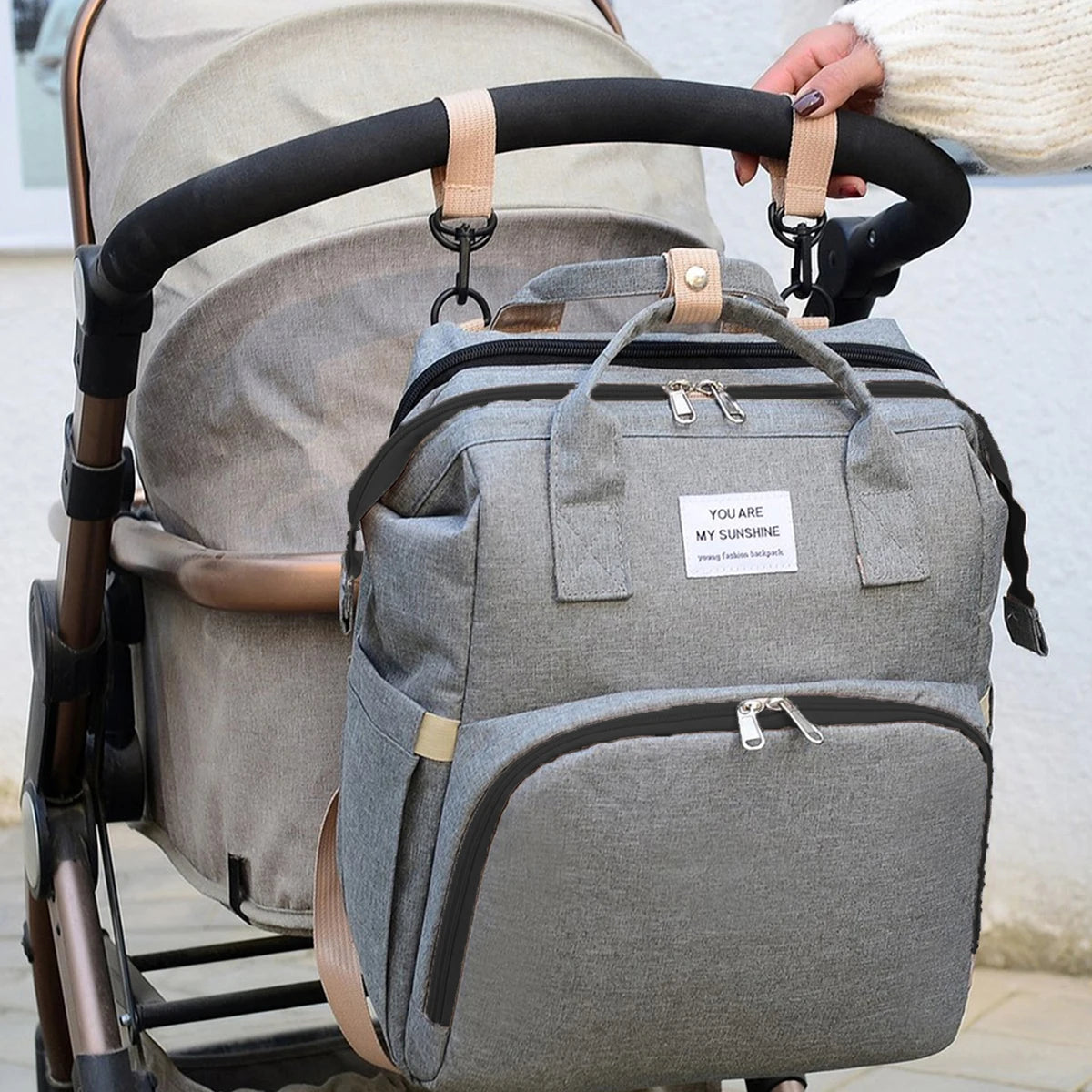 Faltbarer Bett/-und Wickel Rucksack