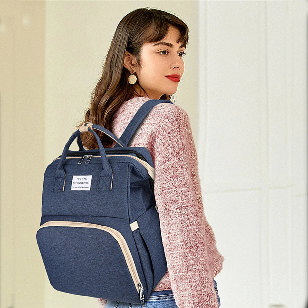 Faltbarer Bett/-und Wickel Rucksack
