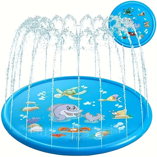 Wasserspielmatte mit Sprinkler – Sommerspaß für Kinder